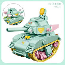 Load image into Gallery viewer, LOZ MINI Blocks Kids Building Toys Girls Puzzle Green Tank Model Gift 4101 4102