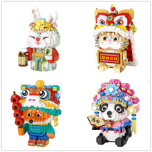 Load image into Gallery viewer, Loz mini Blocks Kids Building Bricks Toys Adult Gift Puzzle Chinese Tradition Culture Style Animals 9258 9265 9266 9270