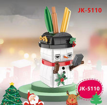 Load image into Gallery viewer, JAKI Blocks Kids Building Toys Bricks Puzzle Christmas Tree Mirror Photo Frame Earring Storage Rack Girls Holiday Gift 5107 5108 5109 5110 5111 5116