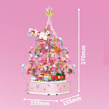 Load image into Gallery viewer, Sembo Blocks Kids Building Toys Girls Puzzle Music Box Christmas Tree Holiday Gift Home Decor 605024