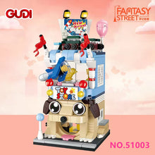 Load image into Gallery viewer, GUDI mini Blocks Kids Building Toys Puzzle Street Girls Holiday Gift Home Decor 51001 51002 51003 51004
