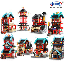 Load image into Gallery viewer, XINGBAO Blocks Kids Building Toys Puzzle Chinese House Tang Style Gift 1115-1122(no box)
