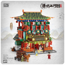 Load image into Gallery viewer, LOZ mini Blocks Kids Building Toys DIY Bricks Puzzle Ancient Chinese House 清明上河图 1055 1056 1057 1058