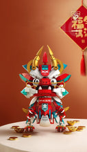 Load image into Gallery viewer, JAKI Blocks Kids Building Toys DIY Bricks Chinese Culture Mythical Puzzle Dragon New Year Gift Home Decorations Presents 5138