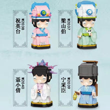Load image into Gallery viewer, WL 2037-2040 Liangshanbo&Zhuyingtai Story Figure Model Kids Building Blocks Bricks Girls Toys Puzzle Gift