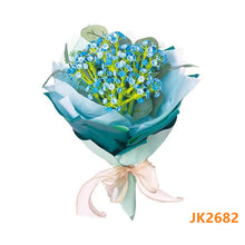 Load image into Gallery viewer, JAKI Blocks Kids Building Toys Bricks Girls Flowers Puzzle Party Holiday Gift Lover Womens Gift A bunch of Flowers 2682 2683 2686 2687 2688