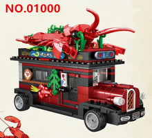 Load image into Gallery viewer, ZHEGAO 01000 01003 01004 mini Blocks Kids Building Toys DIY Bricks Girls Gift Boys Puzzle Lobster Snack Truck Model