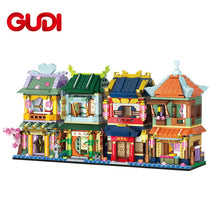 Load image into Gallery viewer, GUDI mini Blocks Kids Building Toys Puzzle Chinatown Street Holiday Gift Home Decor 51005 51006 51007 51008