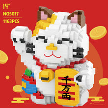 Load image into Gallery viewer, HC Diamond mini Blocks Kids Building Blocks Adult Toys Lucky Cat Puzzle Business Gift