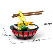 Load image into Gallery viewer, 601403 601404 601405 601406 601407 601408 601409 601410 601411 601412 601413 601414 601415 Sembo Blocks Kids Building Toys DIY Bricks Japanese Food Snacks Puzzle Girls Gift