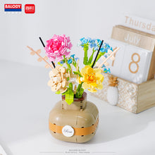 Load image into Gallery viewer, BALODY mini Blocks Kids Building Toys Rose Sunflower Flowers Vase Girls Women Gift Home Decor 21088 21089 21090 21091
