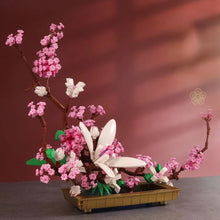 Load image into Gallery viewer, QZL Blocks Kids Building Toys Bricks Girls Lilac Flowers Potted Plant Puzzle Home Decor Womens Gift 92008