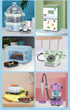 Load image into Gallery viewer, 12pcs/set Kids Building Blocks Toys DIY Bricks Toys MINI Home Appliances Puzzle Playing House Game Girls Gift FC8274
