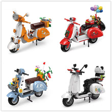 Load image into Gallery viewer, ZHEGAO MINI Blocks Kids Building Toys Bricks Girls Puzzle Cute Motorcycle Model Home Decor Boys Gift 00323 00324 00325 00326