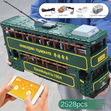 Load image into Gallery viewer, Mould King Blocks Kids building toys Adult MOC Bricks 1:18 HONG KONG Tramways Bus Vehicle APP Remote Control KB120