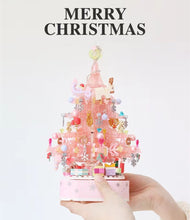 Load image into Gallery viewer, Sembo Blocks Kids Building Toys Girls Puzzle Music Box Christmas Tree Holiday Gift Home Decor 605024