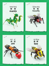 Load image into Gallery viewer, 8pcs/set MINI Blocks Kids Building Toys DIY Bricks 8in1 Insect Puzzle Boys Girls Gift 80040