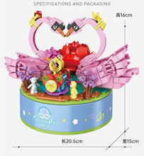 Load image into Gallery viewer, Panlos Blocks Kids Building Bricks Toys Music box House Puzzle Girls Holiday Gift For Birthday Christmas