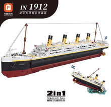 Load image into Gallery viewer, FC6005 Kids Building Blocks Toys DIY Men's Bricks Toys 2IN1 Titanic Puzzle Girls Gift Home Decor