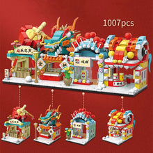 Load image into Gallery viewer, Kids Building Blocks Toys DIY Bricks Girls Puzzle Chinese opera Gift Stree Store Home Decor 100194 100195 100196 100197