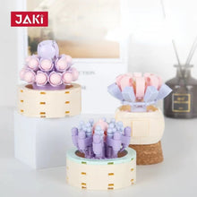 Load image into Gallery viewer, JAKI Blocks Kids Building Toys Bricks Girls Flowers Potted Plant Puzzle Home Decor Womens Gift JK2710