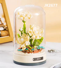 Load image into Gallery viewer, JAKI Blocks Kids Building Toys Bricks Girls Flowers Puzzle Music Box Home Decor Womens Gift 2675 2676 2677 2678