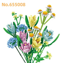 Load image into Gallery viewer, Panlos Blocks Kids Building Toys Bricks Girls Flowers Bouquet Puzzle Home Decor Women Holiday Gift 655001 655002 655007 655008