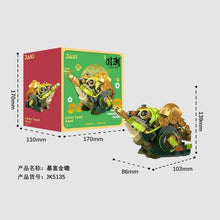 Load image into Gallery viewer, JAKI Blocks Kids Building Toys DIY Bricks Chinese Culture Kylin Lion Lucky Koi Girls Puzzle New Year Gift Holiday Home Decor 5130 5131 5132 5135 5136 5137 BK021