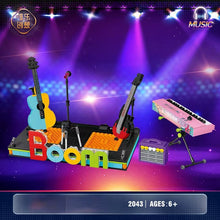 Load image into Gallery viewer, WL2042 2043 Kids Building Blocks Bricks Girls Toys Puzzle Boys Gift Music Drum Keyboards Home Decor