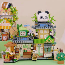 Load image into Gallery viewer, LOZ mini Blocks Kids Building Bricks Boys Toys Puzzle Girls Gift Panda Tea Shop Coffee Bar 1382 1383

