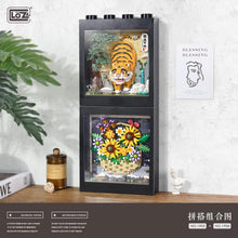 Load image into Gallery viewer, LOZ mini Blocks Kids Building Toys DIY Bricks Sunflower Tiger Decorative Painting Puzzle Girls Women Gift Home Decor 1905 1906 1907 1908
