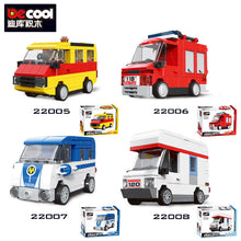 Load image into Gallery viewer, 4pcs/set Decool mini Blocks Kids Building Toys Car Model Puzzle Boys DIY Bricks Holiday Gift Home Decor 22005 22006 22007 22008
