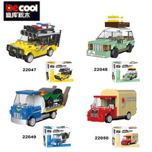 Load image into Gallery viewer, 4pcs/set Decool mini Blocks Kids Building Toys Car Model Puzzle Boys DIY Bricks Holiday Gift Home Decor 22047 22048 22049 22050
