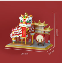 Load image into Gallery viewer, YG Mini Blocks Kids Building Toys New Year Gift Puzzle Chinese Style Dancing Lion Home Decor P1181 1182 1183 1188
