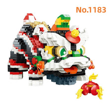 Load image into Gallery viewer, YG Mini Blocks Kids Building Toys New Year Gift Puzzle Chinese Style Dancing Lion Home Decor P1181 1182 1183 1188
