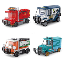 Load image into Gallery viewer, 4pcs/set Decool mini Blocks Kids Building Toys Car Model Puzzle Boys DIY Bricks Holiday Gift Home Decor 22067 22068 22069 22070
