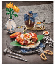Load image into Gallery viewer, LOZ mini Blocks Kids Building Bricks Toys Chinese Food  Hairy Crabs Lobster Puzzle Home Decor Gift 1945 1946
