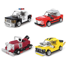 Load image into Gallery viewer, 4pcs/set Decool mini Blocks Kids Building Toys Car Model Puzzle Boys DIY Bricks Holiday Gift Home Decor 22019 22020 22021 22022
