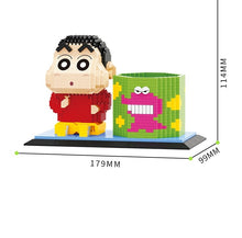 Load image into Gallery viewer, BALODY mini Blocks Kids Building Toys Pen Container Pencil Holder Girls Pupil Gift Home Decor 18451 18452
