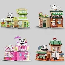 Load image into Gallery viewer, ZHEGAO MINI Blocks Kids Building Toys Boys Girls Gift Panda Store  Bricks Puzzle Home Decor 613022 613023 613024 613025
