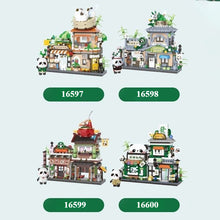 Load image into Gallery viewer, BALODY MINI Blocks Kids Building Toys Boys Girls Gift Panda Store  Bricks Puzzle Home Decor 16597 16598 16599 16600
