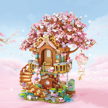 Load image into Gallery viewer, LOZ mini Blocks Kids Building Toys Puzzle  Cherry Blossoms Tree House Bricks Girls Gift Home Decor 1381
