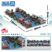 Load image into Gallery viewer, 6518pcs Lezi mini Blocks Kids Building Toys DIY Bricks Puzzle Wuzhen Home Decor Gift 8273
