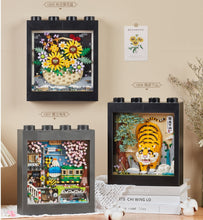 Load image into Gallery viewer, LOZ mini Blocks Kids Building Toys DIY Bricks Sunflower Tiger Decorative Painting Puzzle Girls Women Gift Home Decor 1905 1906 1907 1908
