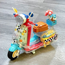 Load image into Gallery viewer, JAKI Blocks Kids Building Toys DIY Bricks Motorbike Vespa Model Puzzle Home Decor Girls Presents Women Gift 8325
