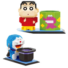 Load image into Gallery viewer, BALODY mini Blocks Kids Building Toys Pen Container Pencil Holder Girls Pupil Gift Home Decor 18451 18452

