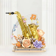 Load image into Gallery viewer, BALODY mini Blocks Kids Building Toys Instruments Flowers With Lighting Girls Women Gift Home Decor 21277 21278 21389 21390
