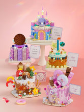 Load image into Gallery viewer, JAKI Blocks Kids Building Toys DIY Bricks Birthday Cake Model Puzzle Home Decor Girls Presents Women Gift 5635 5636 5637 5638 5639
