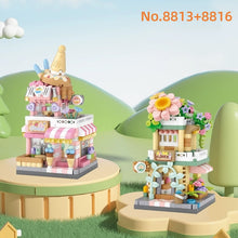 Load image into Gallery viewer, LOZ mini Blocks Kids Building Toys DIY Bricks Sweet Street View Puzzle Girls Gift Home Decor 8813 8814 8815 8816
