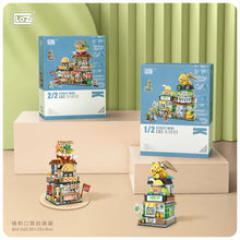 Load image into Gallery viewer, LOZ mini Blocks Kids Building Bricks Boys Toys Puzzle Girls Gift Chinese Snack Bar Lemon Tea Shop Luosifen Store 1294 1295
